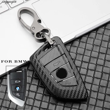 

Jingyuqin Scrub ABS Remote Car Key Case Cover For BMW 3 5 7 Series X3 X4 M3 M4 M5 520 525 F10 F18 F30 118i 320i