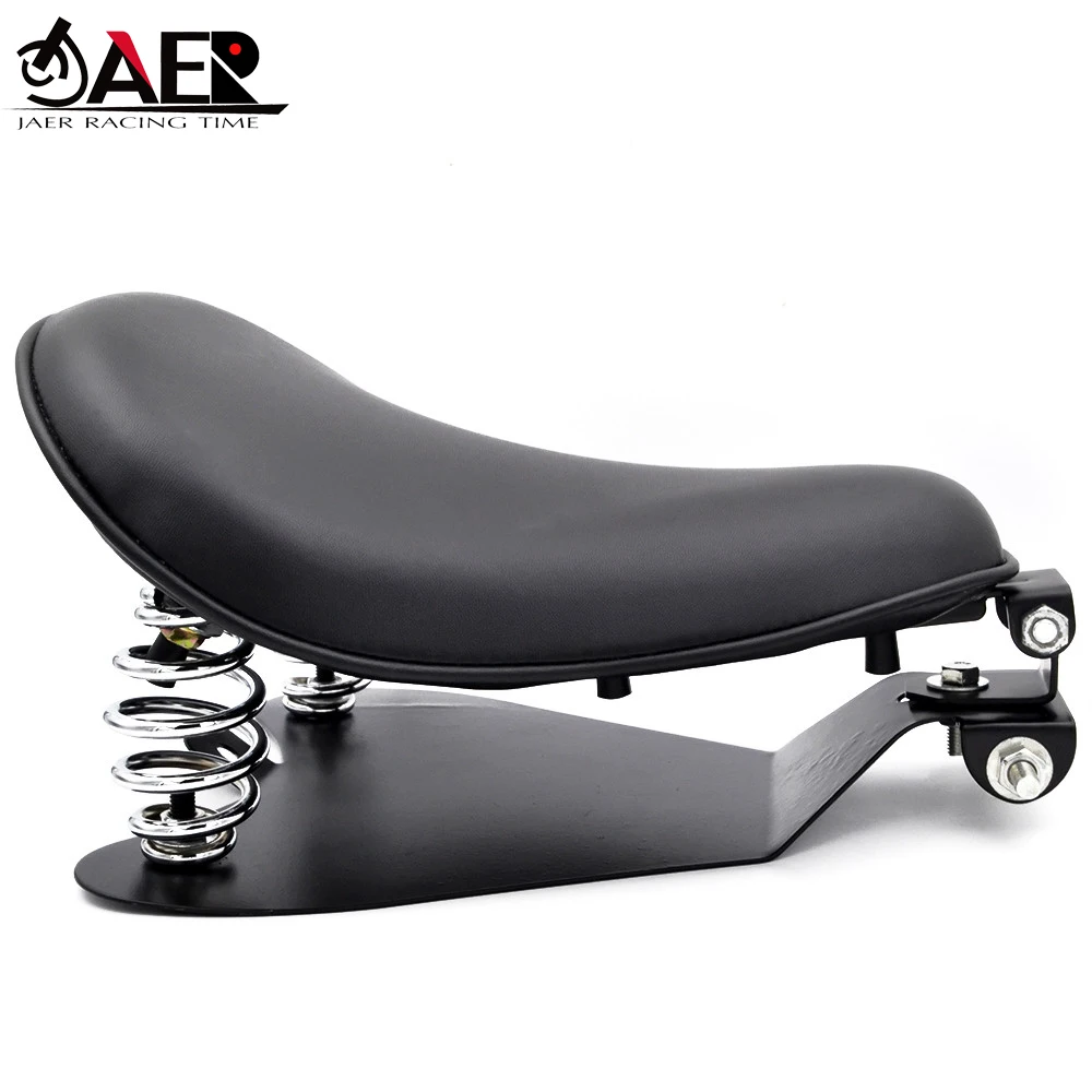 JAER Moto Solo Seat Baseplate рессорная Подушка мягкое седло кронштейн для Harley Sportster Honda Yamaha Suzuki Bobber Chopper