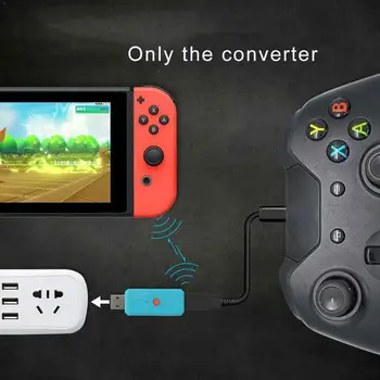

For N100 Plus PS4 One Wireless Controller to Nintendo OTG Adapter Switch Converter + W4W1