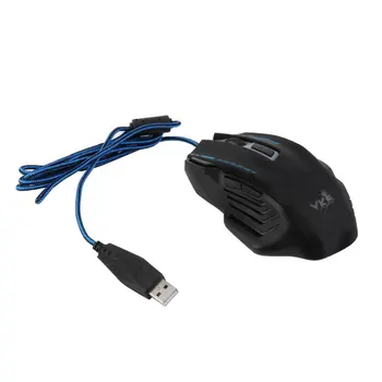 

New Hot Wired Gaming Optical Mouse 7 Keys Adjustable DPI 3D Game Mice Mouse