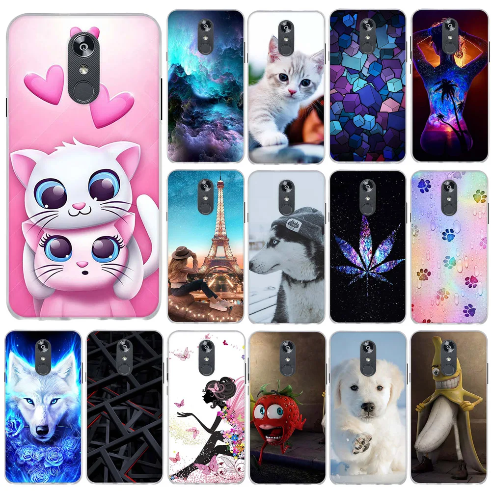 Милый чехол с 3D рисунком для LG Q Stylo 4 Ультратонкий силиконовый Q710MS телефона |