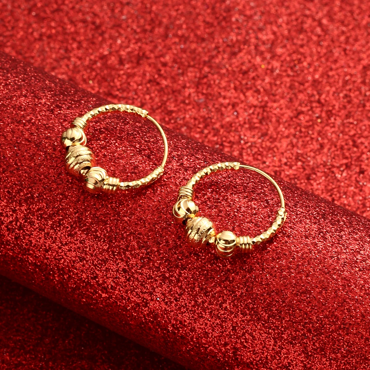 

Серьги 24K бриллиантовые круглые серьги-кольца пирсинг золотые серьги для пирсинга аксессуары для женщин девушек Ювелирные изделия Подарки