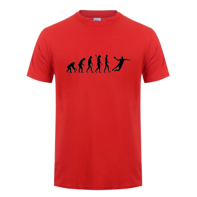 Evolution Handball T Shirt Drole Cadeau D Anniversaire Pour Hommes Petit Ami Faddish Vaporwave Manches Courtes Col Rond Coton T Shirt Aliexpress