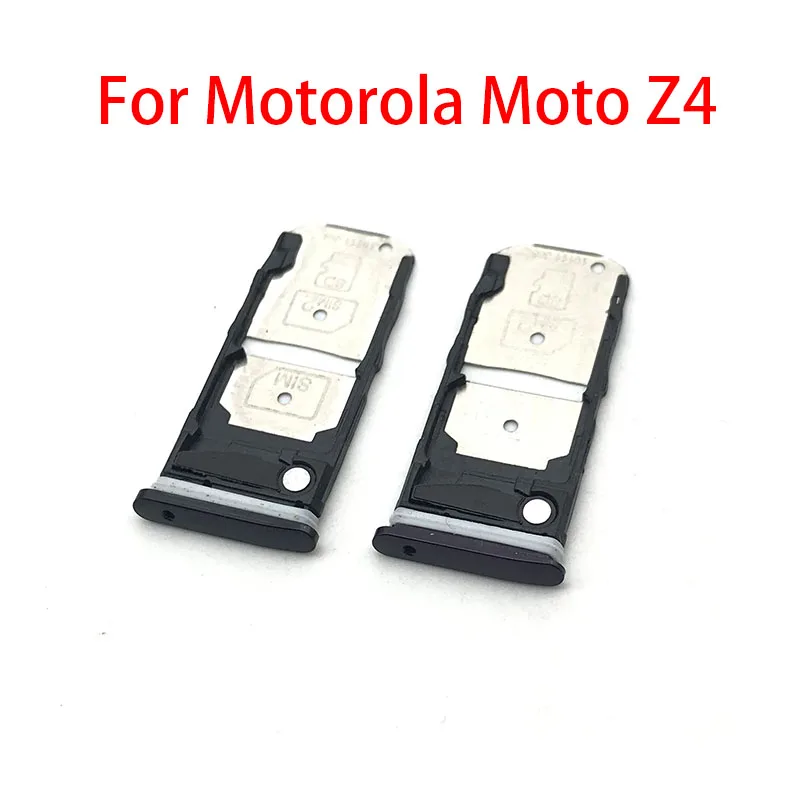 Sim-лоток для чтения sim-карт держатель Слот Разъем для Motorola Moto Z4 SIM держатель Слот адаптер запасные части