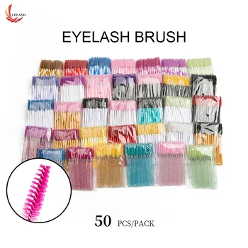 

LBLASH Eyelash Extension Disposable Eyebrow brush Mascara Wand Applicator Spoolers Eye Lashes Cosmetic Brushes Set makeup tools
