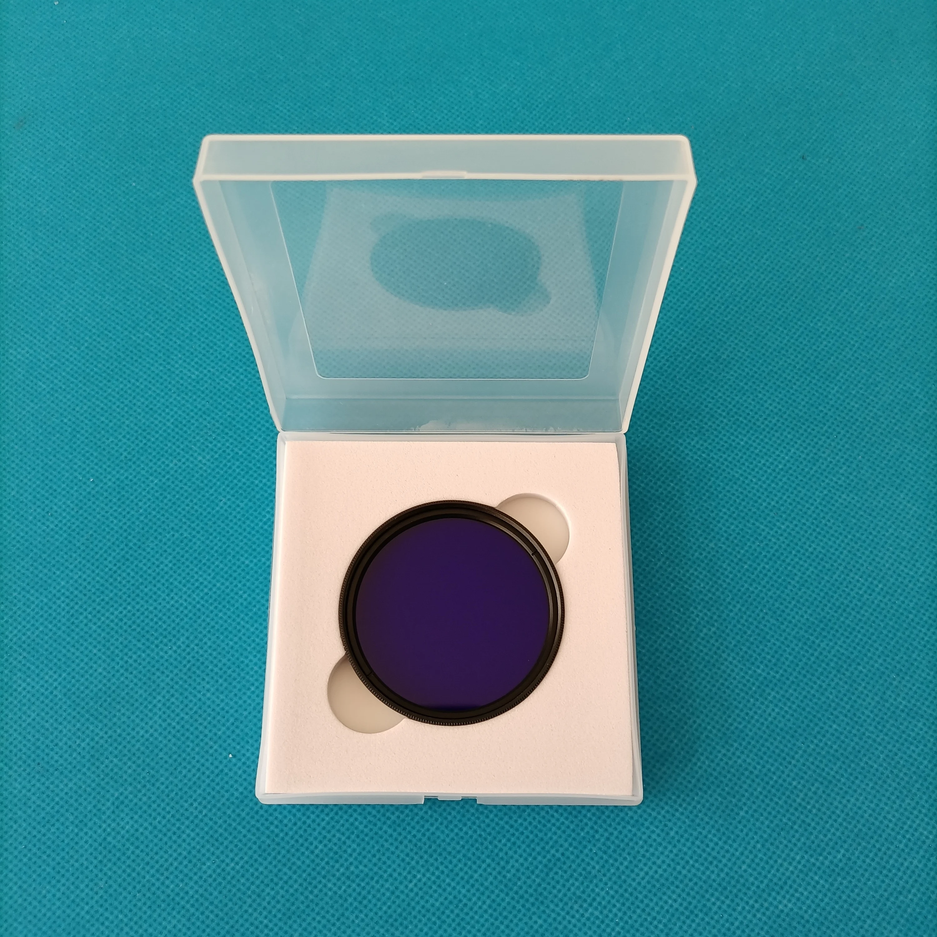 77mm 390nm UV IR Pass Filter ZB1 B390 Dual Bandpass Violet Glass Visible Light Cut 