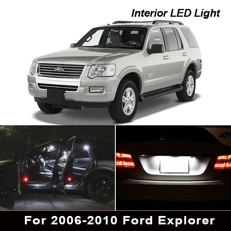 14x Canbus White Smd Car Accessories Led Interior Light Kit For 06 10 Ford Explorer Map Trunk Dome License Plate Light Signal Lamp Aliexpress 14x Canbus White Smd Car Accessories Led Interior Light Kit For 06 10 Ford Explorer Map Trunk Dome License Plate Light Signal Lamp Aliexpress