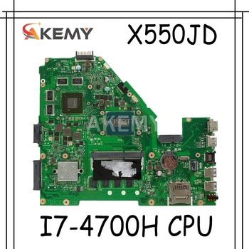 

Akemy X550JD X550JK Laptop motherboard For Asus X550JD FX50J ZX50J A550J X550J X550 Test original mainboard I7-4700H GTX820M