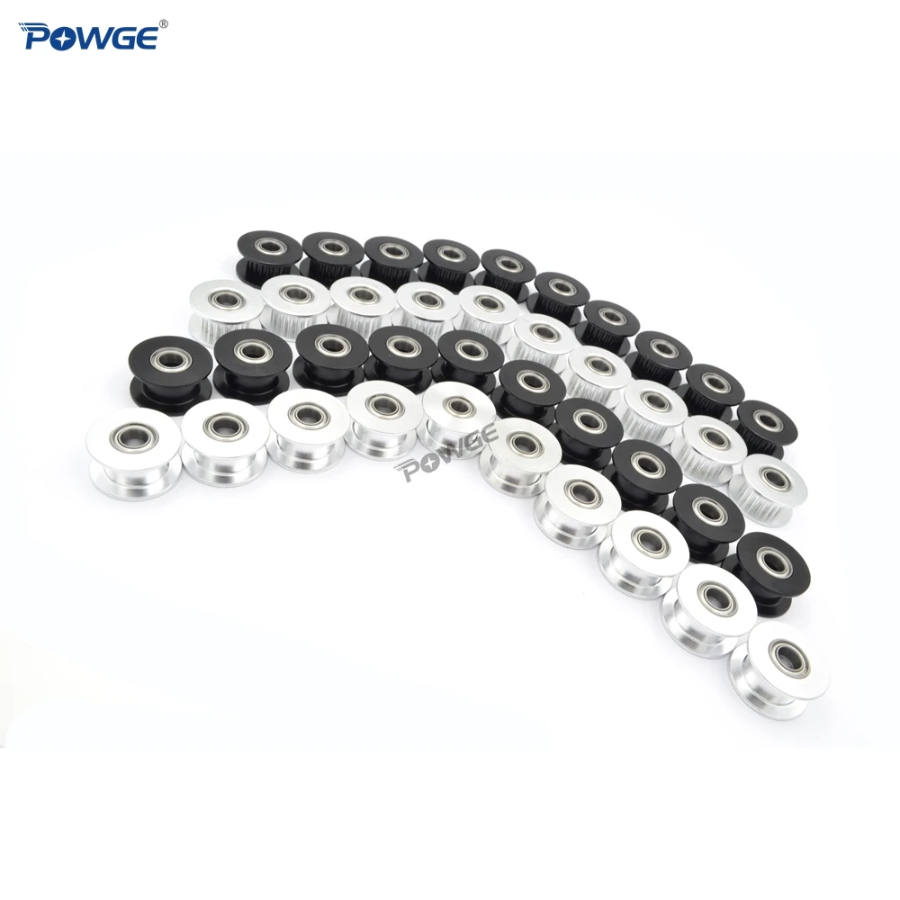 POWGE 10 шт длина 2 м 2GT 20 Зубы синхронное колесо Натяжной шкиф с Диаметр 3/4/5 мм