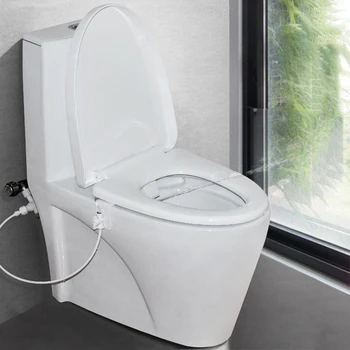 

1pc Toilet Flushing Sanitary Device Bidet Water Spray Seat Practical Toilet Sprayer Nozzle Bidet Part Cleaning Adsorption