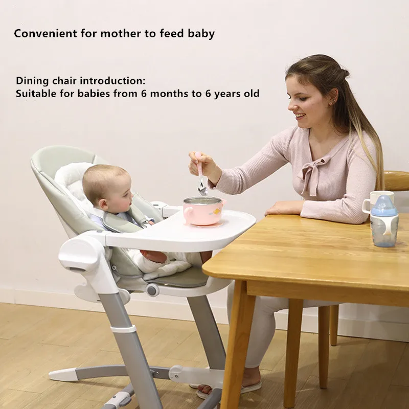 Детский стульчик для кормления Электрический кресло качалка 2in1