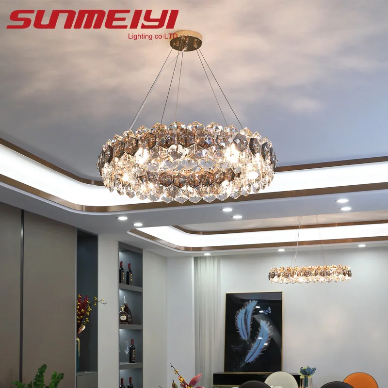 

Luxury Led Chandeliers Crystal Light For Living Room Dining Room Nordic Ceiling Chandelier Lighing Fixtures Modern Bedroom Lamps