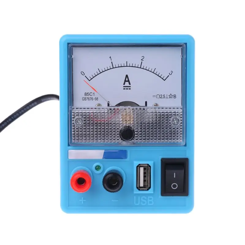 110 V-240 V DC Питание Амперметр для инструментов для ремонта мобильных телефонов 5V 3A Ampermetre заряда Батарея защита от короткого замыкания Защита от LX9C