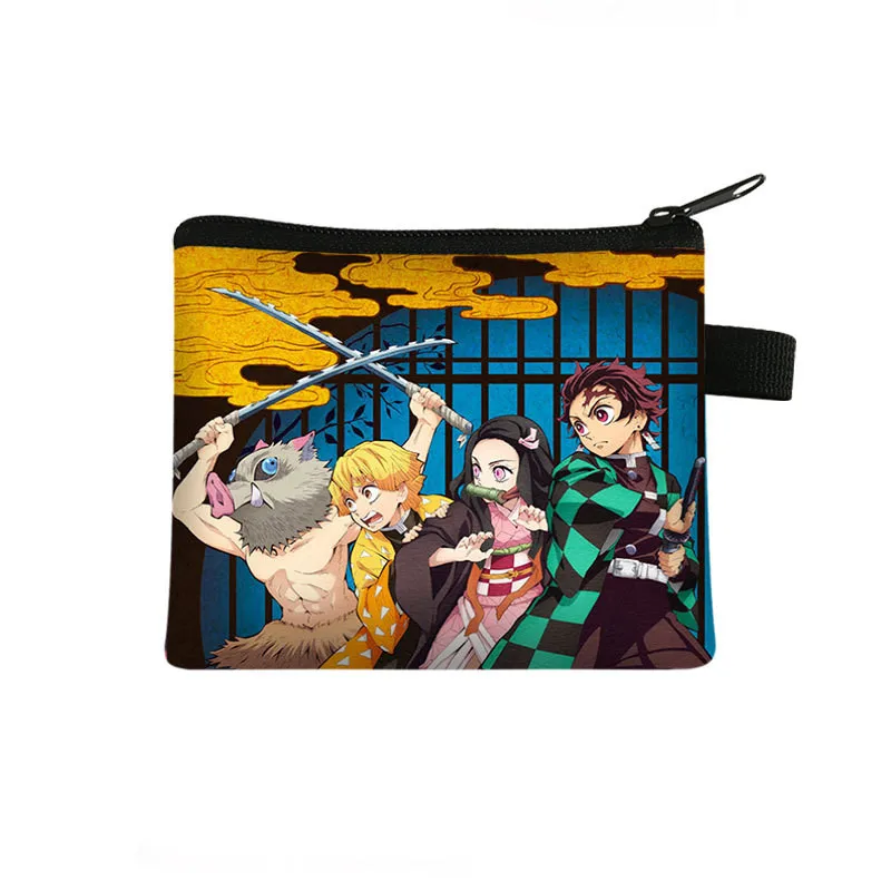 pretty woman costume 1pcs Anime Demon Slayer Coin Wallet Kimetsu No Yaiba Kamado Tanjirou Cosplay Coins Purse Cartoon Storage Bags Pouch Wallet greek goddess costume