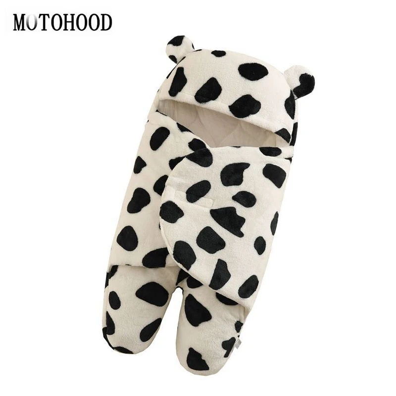 MOTOHOOD  Winter Baby Boys Girls Sleeping Bag Animal Blanket Wrap Thicken Fleece Baby Swaddle For Newborns Baby Bedding Blanket (12)