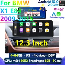 Yeni Android WIFI kafa ünitesi 4G Dash araba radyo multimedya Video oynatıcı navigasyon GPS BMW X1 E84 2009 2010 2011 2012 2015