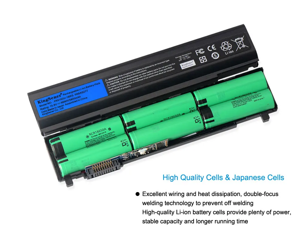 portege R30-A PA5162U-1BRS pabas277 10.8v 5800mah 66wh japonês células
