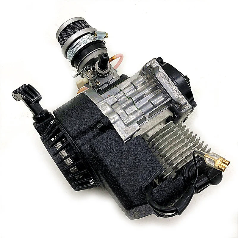 

2 Stroke Pull Start Engine Motor Transmission Engine Air Filter Mini Pocket Pit Quad Dirt Bike ATV 4 Wheel