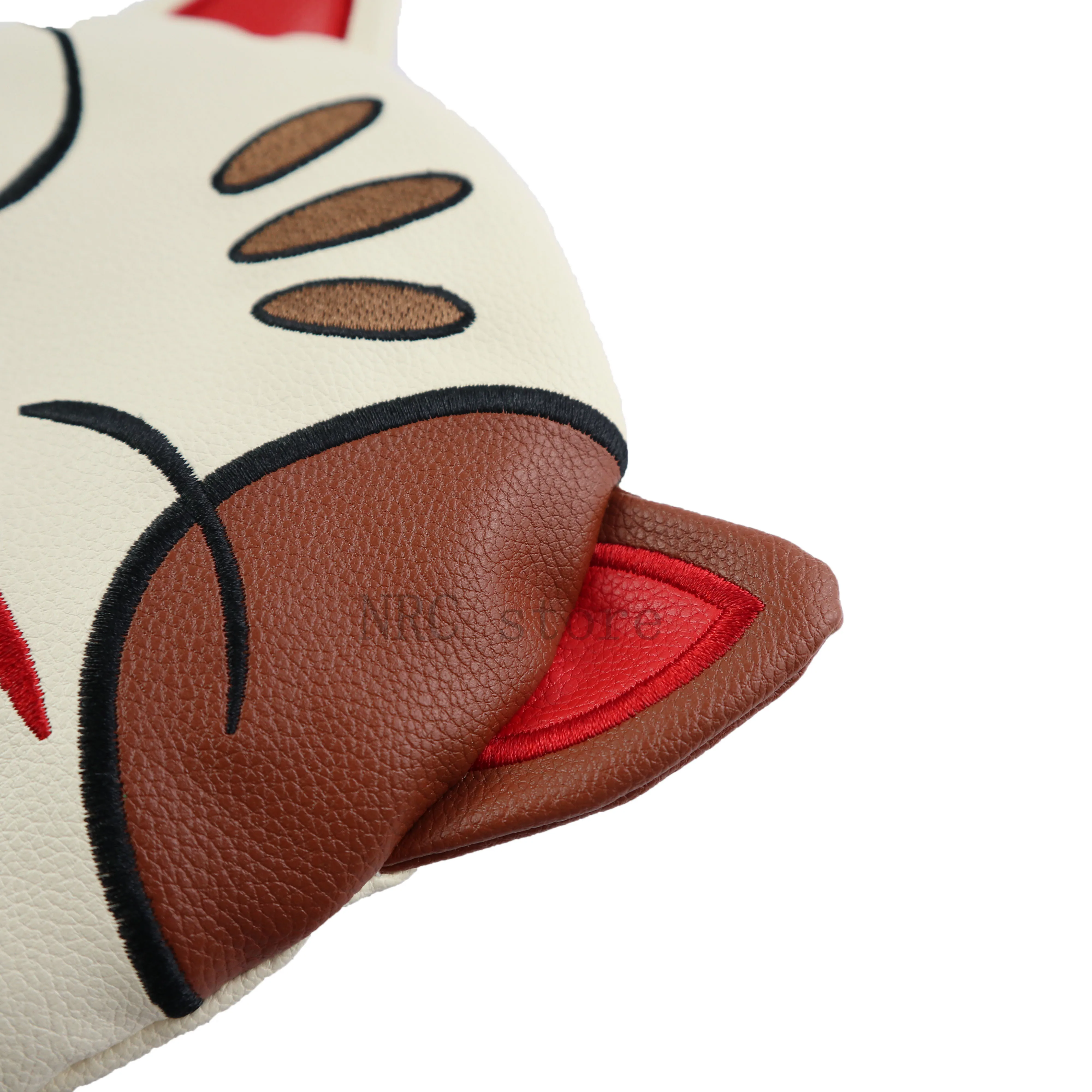 NRC Golf club Head Covers Headcover Driver Fairway Wood Hybrid Covers Set  Cartoon Animal Cat Lucky Kitty