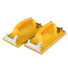 

Portable Manual Sandpaper Holder Hand Sander with Handle Lightweight Hand Sanding Block for Sanding Grinding Polishing