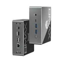 BMAX B5 Mini PC Intel Core i5-5250U 8GB RAM 256GB SSD Dual Core Mini computadora de escritorio PC Intel Gráficos HD 6000 RJ45 WIFI Win10