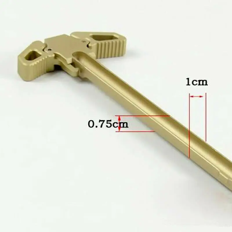 

Golden Loading Lever Dual Use Butterfly Pulling Handle Turning Charging Handle Kid Toy Accessories Outdoor sports pull