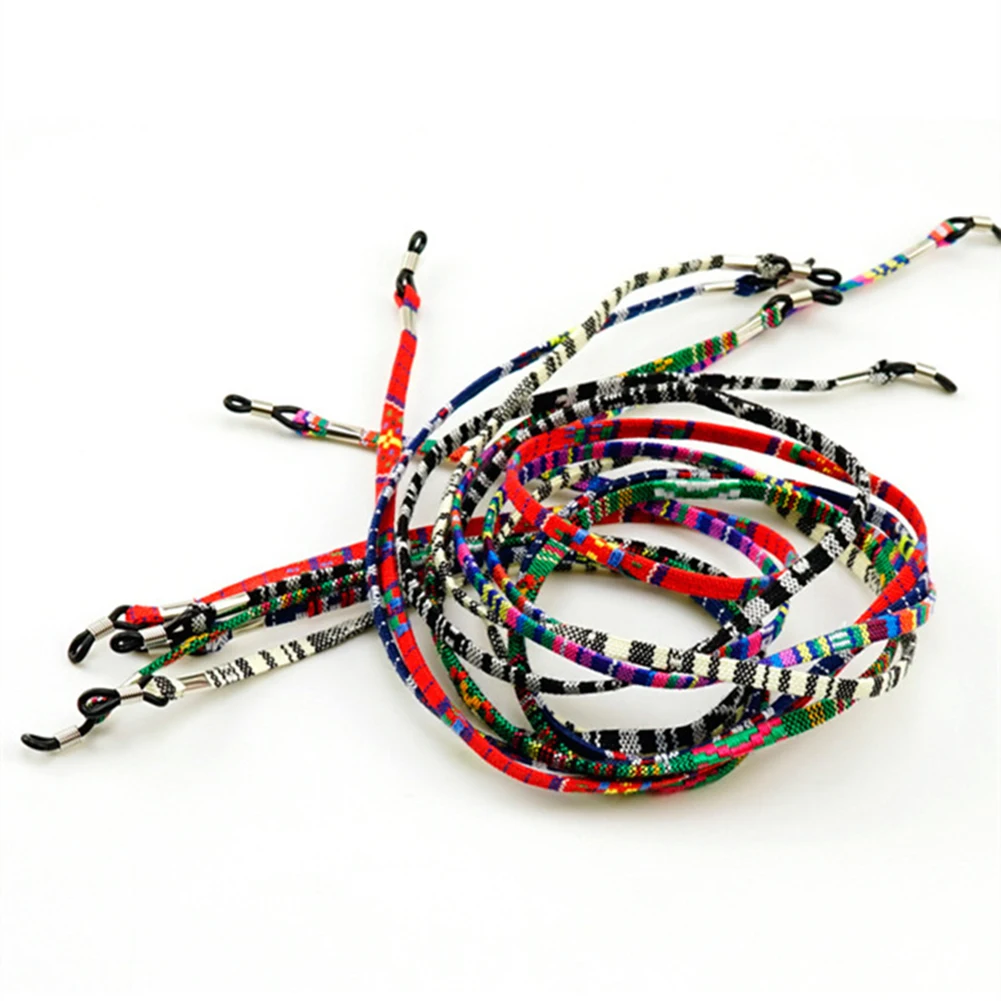 Ethnic Style Glasses Chain Eyeglass Sunglasses Cotton String Cord Retainer Glasses Strap Eyewear Lanyard Accessories