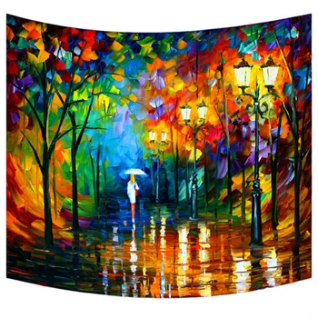 

Living Room Dorm Landscape Bedroom Art Picnic Blanket Curtain Wall Hanging Home Decor Oil Painting Tapestry Table Cloth Soft
