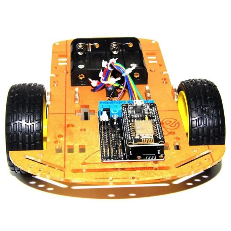 Умный автомобильный комплект ESP8266 с Wi Fi управлением Lua 2WD ESP NodeMCU умный автомобиль