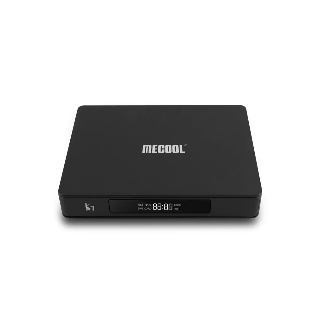 Mecool K7 Android 9,0 ТВ приставка Amlogic S905X2 DDR4 4 ГБ 32 ГБ BT4.1 2,4G 5G Wifi 1000 м телеприставка DVB-S2/T2/C Cccam медиаплеер