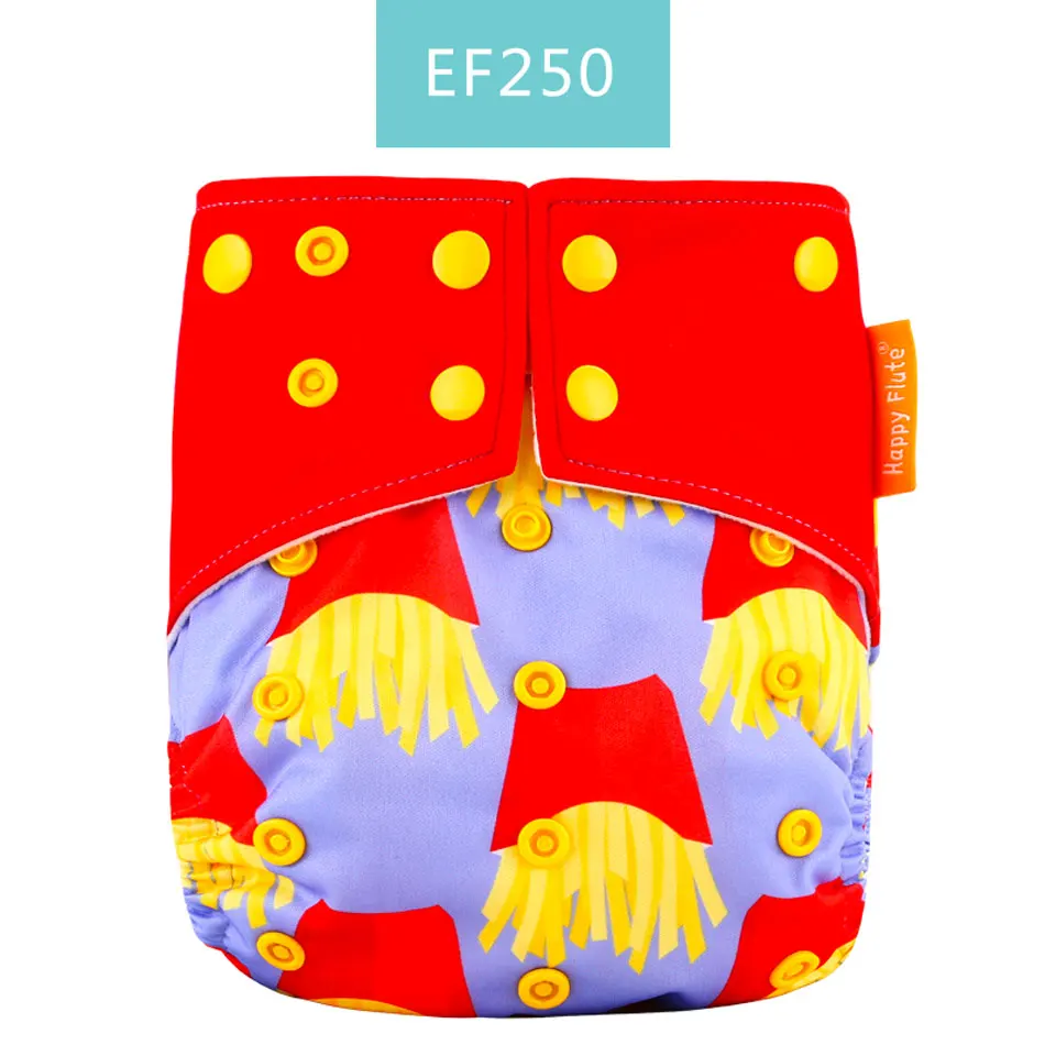 SMT051EF250 HappyFlute Карманные Подгузники Детские Моющиеся Многоразовые Эко-дружественные подгузники крышки карманные Современные тканевые подгузники - Цвет: SMT051EF250