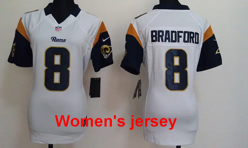 Фиолетовый A+++ женские сшитые футболки Los Angel s 5 Nick Foles 11 tabon austrin 13 Kurt Warner 94 Robert Quinn 30 Todd garley II - Цвет: Фиолетовый