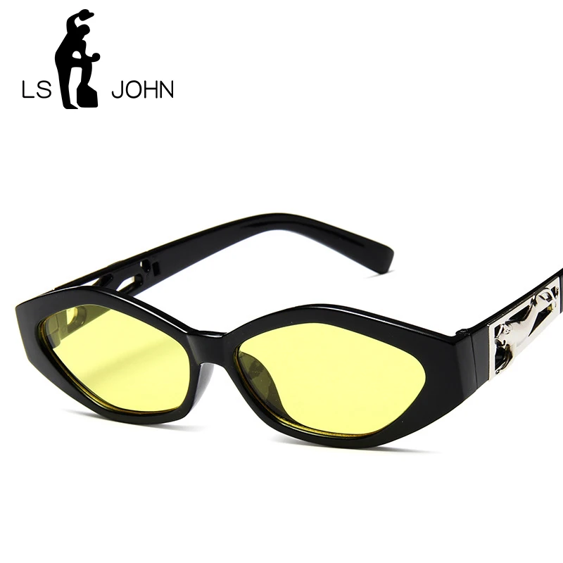 Овальные Солнцезащитные очки LS JOHN для женщин и мужчин винтажные маленькие