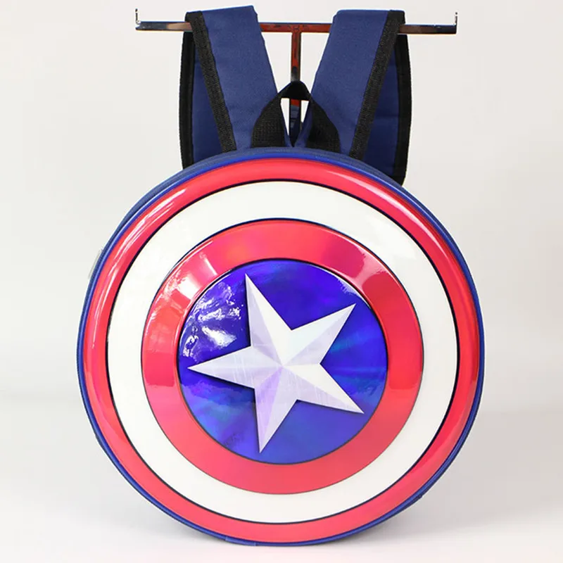 

Captain America Shield Cartoon Backpack Mini Schoolbag