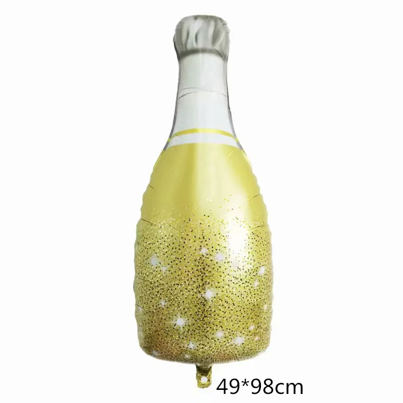 Aged To Perfection Gold King Crown Champagne Wine Cup Whiskey Bottle Balloon 30 Years Old Happy Birthday Theme Party Decor