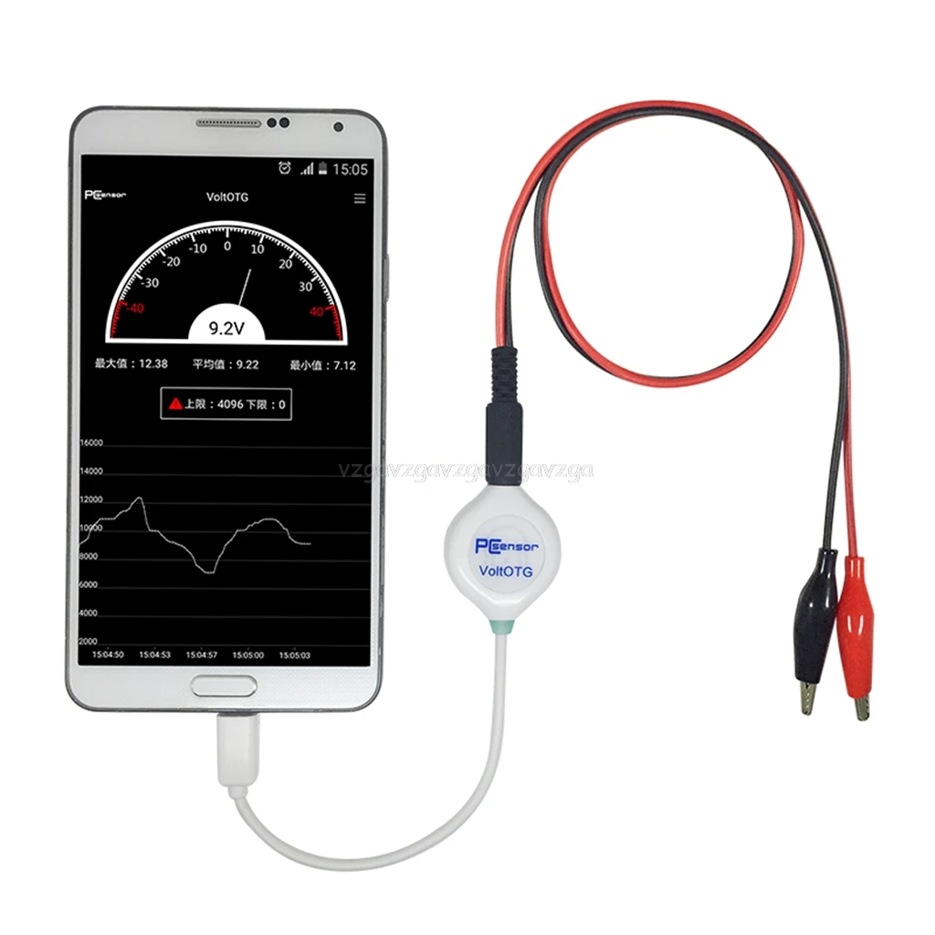 USB вольтметр OTG для Android Phone тестер напряжения-40~ 40 В DC файл сохранения данных VoltOTG Au22 19 Прямая поставка
