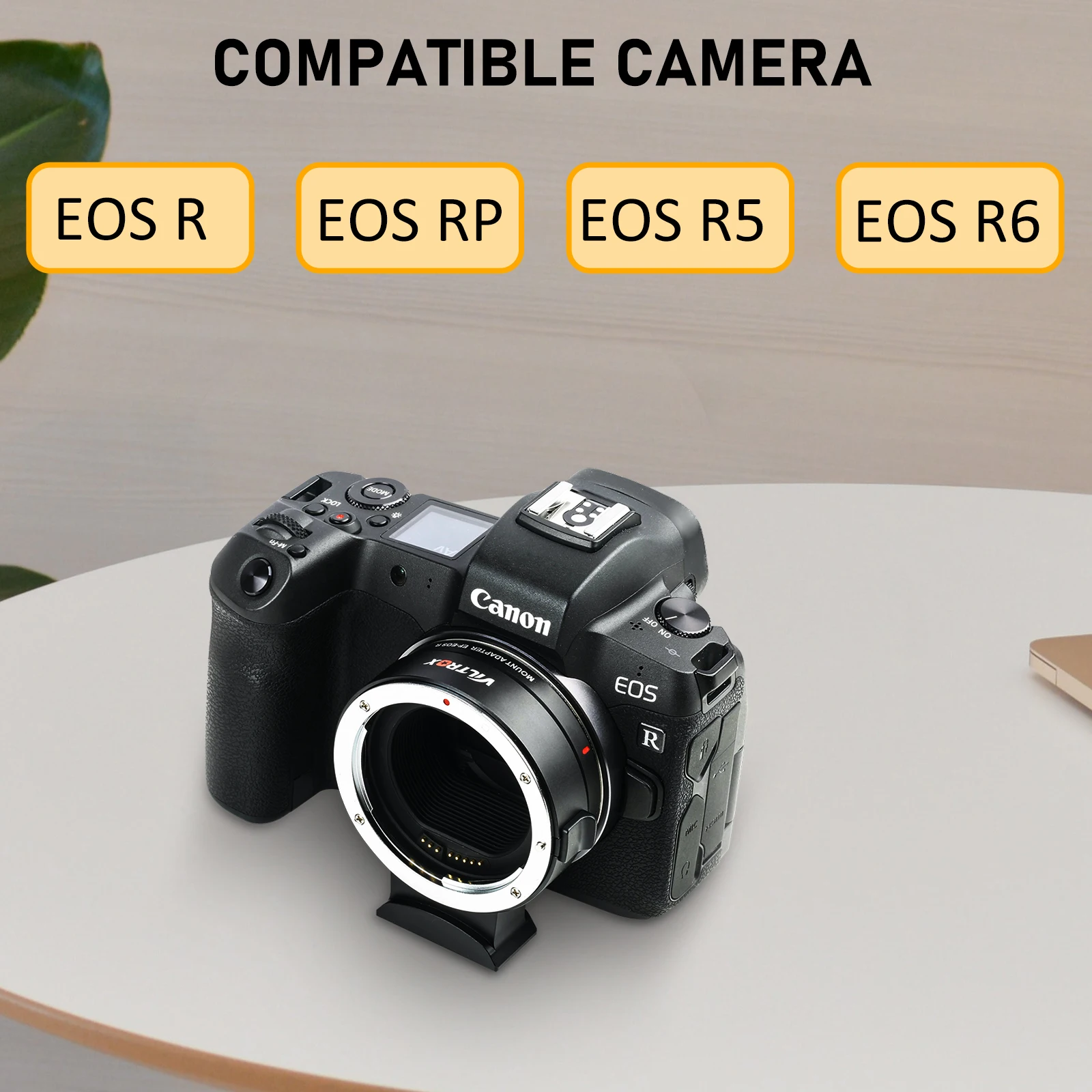 Adaptador de Montagem Eletrônico para Canon Len para Canon Viltrox Ef-eos Lente Anel Ef-rf Foco Automático Eos ef - Ef-s rf Câmera r5 r6 rp r - Image 4