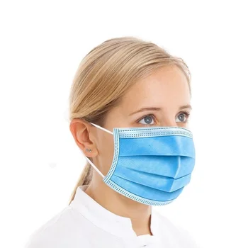 

50PCS Face Mouth Disposable Anti dust Mask 3 Protect Layers Filter Earloop Non Woven Mouth Dustproof Mask Shipping 24hours