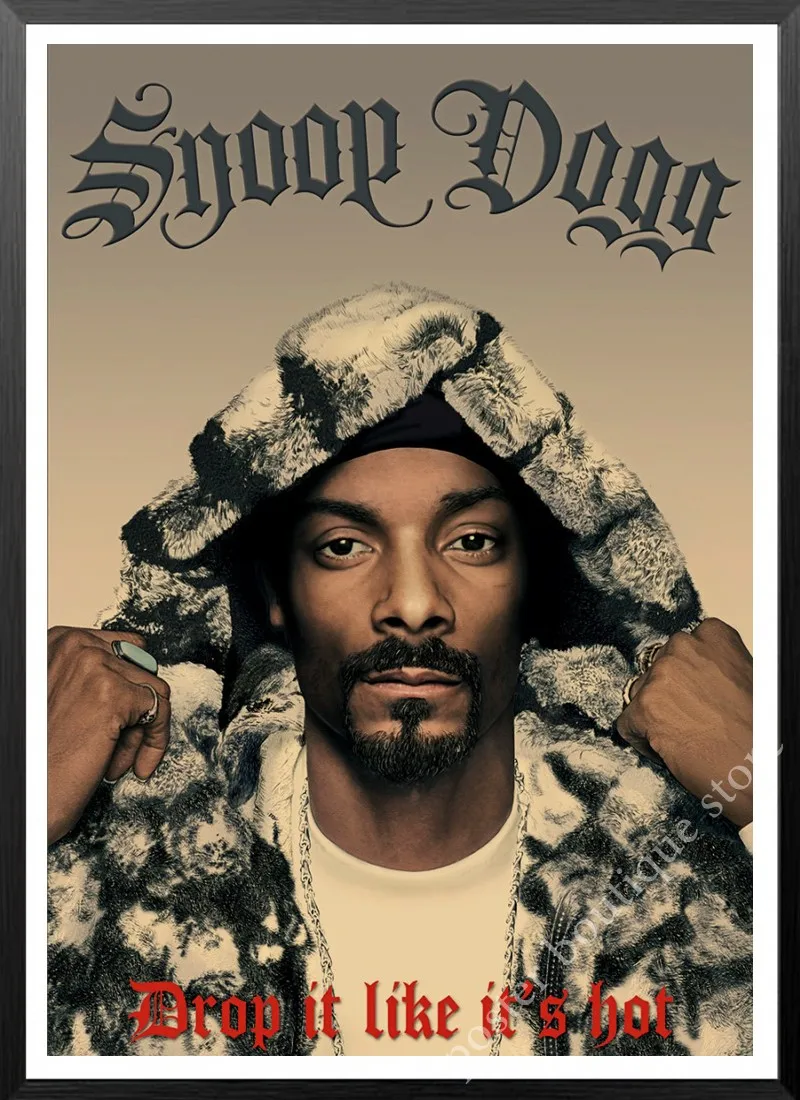 Snoop Dogg плакаты, хип-хоп рэпер певец Snoop Dogg плакат крафт-бумага декоративная наклейка на стену - Цвет: 14