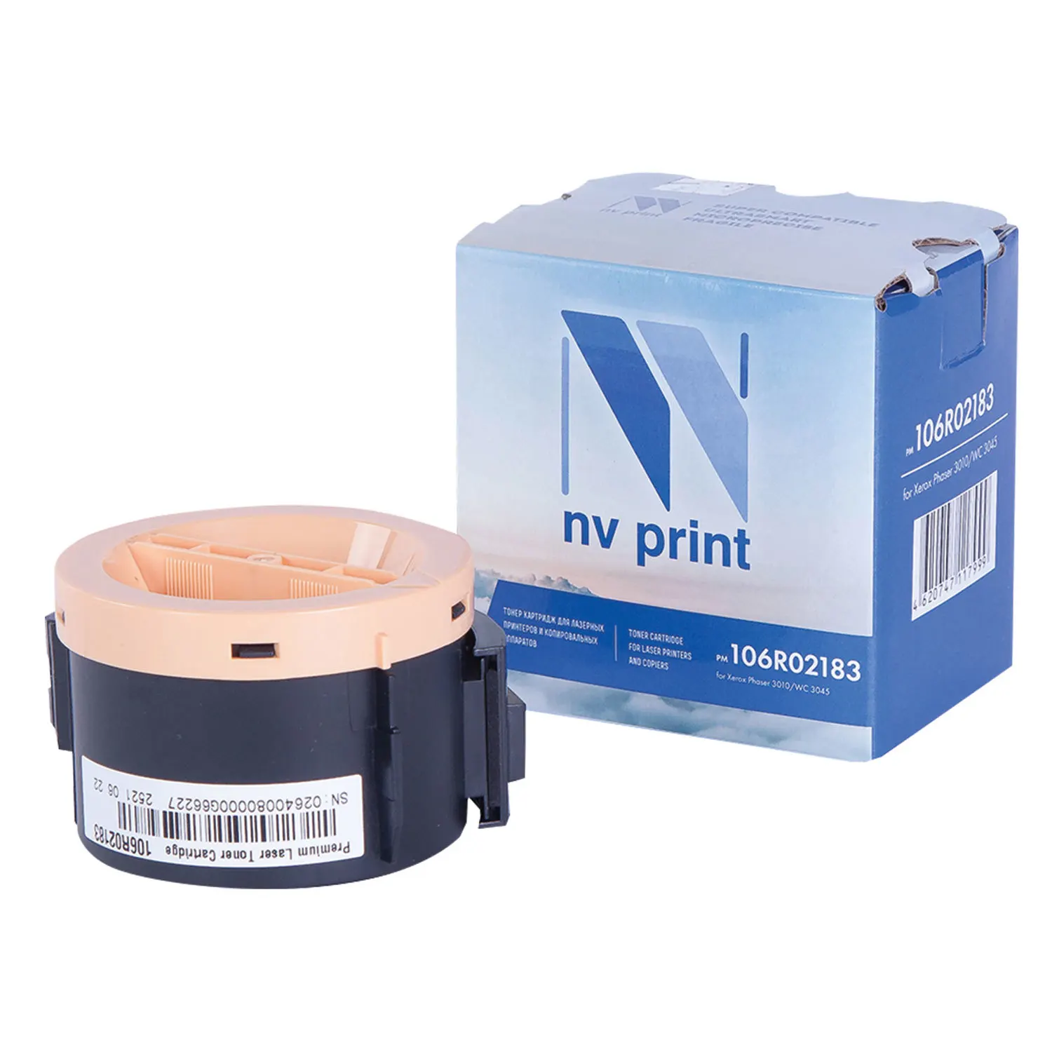 Картридж лазерный NV PRINT (NV-106R02183) для XEROX Phaser 3010/WC3045 ресурс 2300 стр. (цена за 2 шт) |