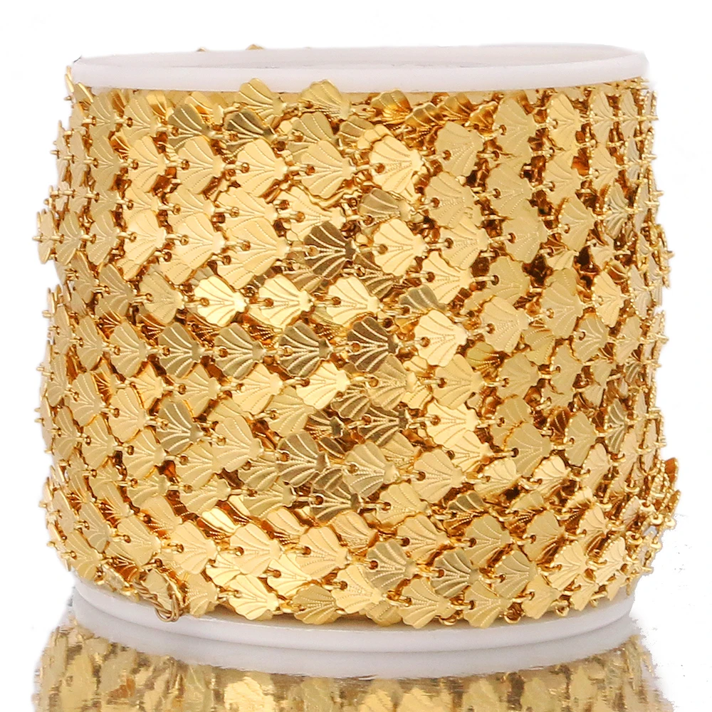 

1 Meter Width 6mm Stainless Steel Cable Chain Bulk Marine Cameo Shell Gold Chain Anklet Necklace Diy Jewelry Making Supplies
