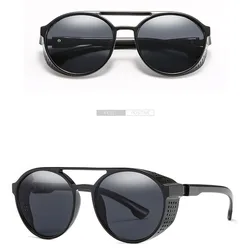 Unisex Fashion Punk New Retro Round Sunglasses For Men And Women