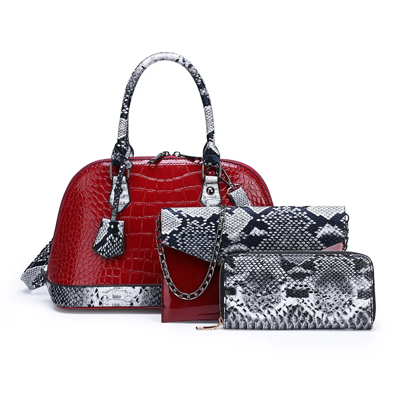 

New Style Crocodile Pattern WOMEN'S Fashion Handbag Trend Embossed WOMEN'S Shoulder Bag Versatile Elegant WOMEN'S Handbag Bag