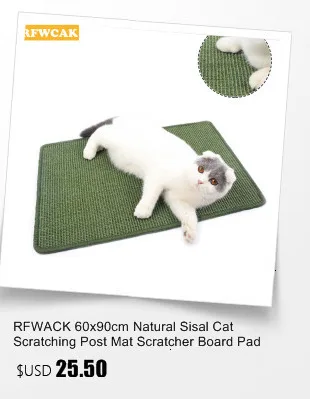 RFWCAK кошка деревянная скретч доска кошка настенная Kat Подушка-Когтеточка для котят коврик из сизаля мебель диван коготь протектор колодки