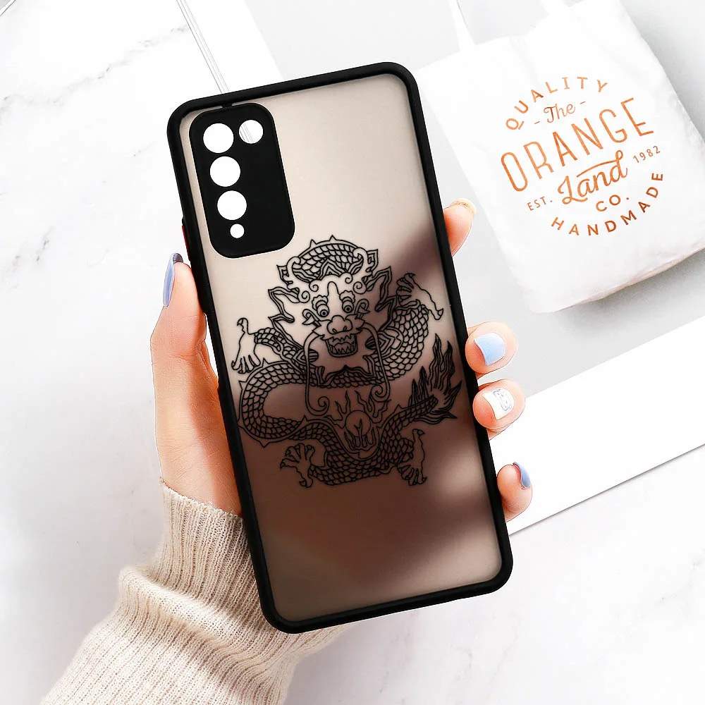 P30 Pro Case For Huawei P40 Lite Cover Dragon Back Funda For Huawei P Smart 2021 Honor 10X Lite 8X 20 Nova 5T Y9 Prime 2019 Case
