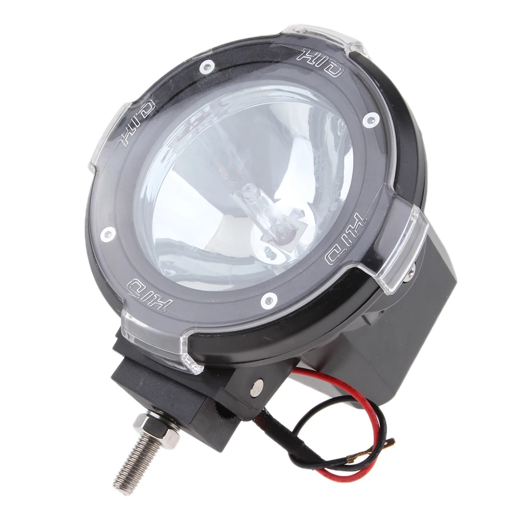 4 дюймовая 55Вт прицепы Ксеноновые фары дальнего света пятна Рабочая лампа 4WD грузового автомобиля 12V черный