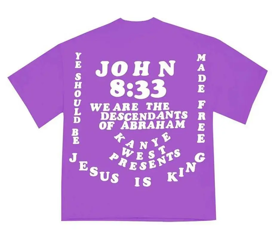 19ss и надписью «jesus is футболка King качественные хлопковые носки harajuku небо футболки для мужчин и женщин, различные элементы стиля и надписью «jesus is футболка King