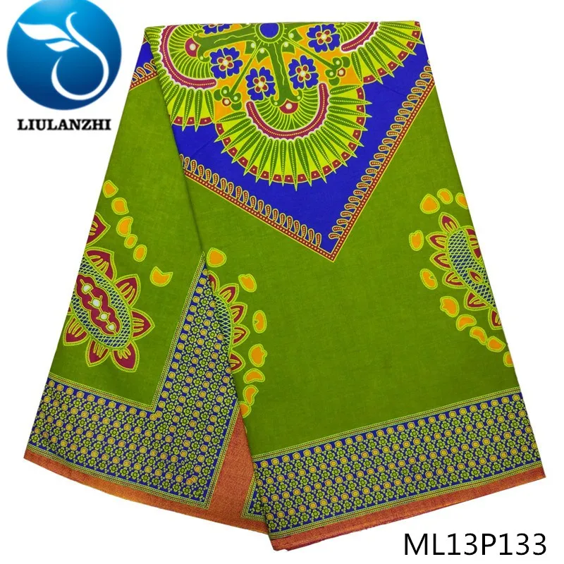 ML13P133 LIULANZHI африканская ткань принт для платья швейный воск стиль Анкара печать 6 ярдов Хлопок нигерийская ткань tissu печати ML13P131-150 - Цвет: ML13P133
