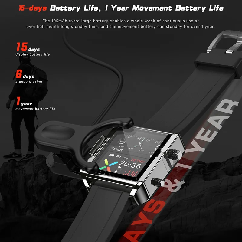 2022 New Seiko Smart Watch Fitness Tracker Sports Bluetooth IP67 Waterproof  Watches Heart Rate Tracker Dual Time Zone For Men| | - AliExpress