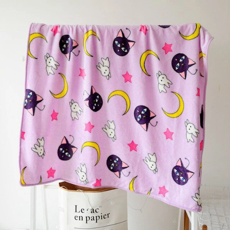 Star Moon Blanket Polyester fiber Travel Cushion Cover Soft Home Office Warm Supplies pillowcases sold separately | Дом и сад